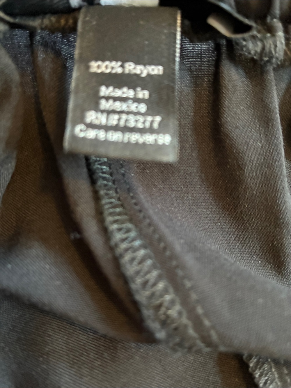 Apt. 9 Black Rayon Wide-Leg Drawstring Waist Palazzo Pants, size L, NWT - Picture 9 of 15